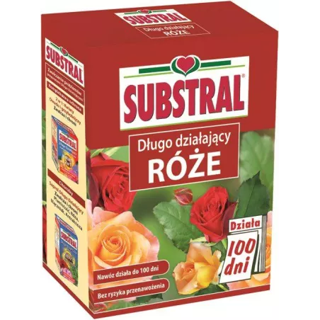 Substral 1 kg Nawóz długo działający do róż i ogrodu Działa 100 dni Obfite kwitnienie