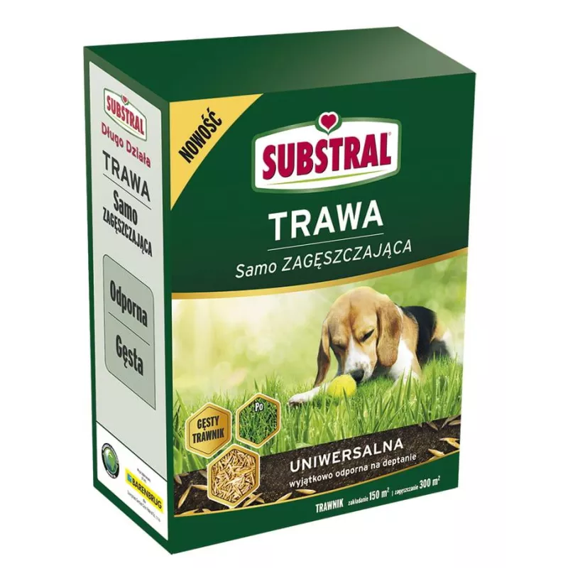 Substral 3 kg Trawa Uniwersalna Samo zagęszczająca Ogródki Place zabaw Gęsta
