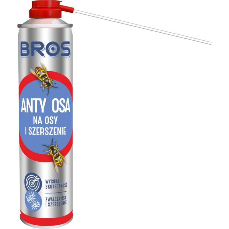 Bros 300ml Anty osa Środek na osy szerszenie Aerozol Spray Sprej Owady Skuteczny