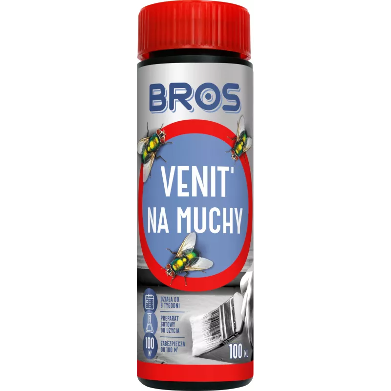 Bros 100ml Venit na muchy gotowy do użycia w domu pomieszczeniach malowanie ram