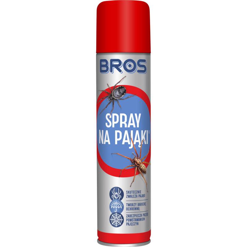 Bros 250ml Spray na pająki działanie przedłużone mikrokapsułkowy działanie natychmiastowe i przedłużone