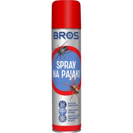 Bros 250ml Spray na pająki działanie przedłużone mikrokapsułkowy działanie natychmiastowe i przedłużone