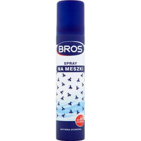 Bros 90ml Spray na meszki 15% DEET aktywna ochrona do 6 godzin