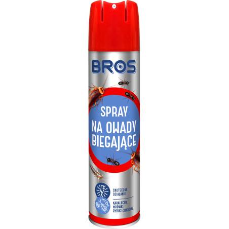 Bros 300ml Spray na owady biegające szybki efekt długotrwałe działanie
