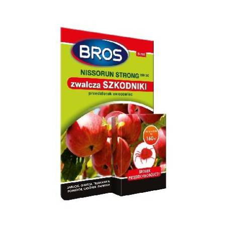 Bros 5ml Nissorun Strong 250 SC Środek owadobójczy Skuteczny Szybki Przędziorek owocowiec