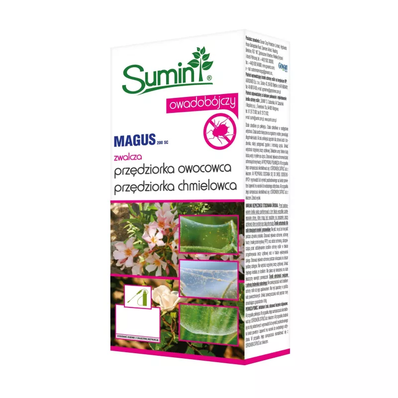 Sumin 5ml Magus 200SC Środek oprysk na przędziorki przędziorka róży