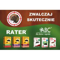 Rater 1kg Pasta gryzoniobójcza na myszy szczury gryzonie trutka skuteczna trucizna