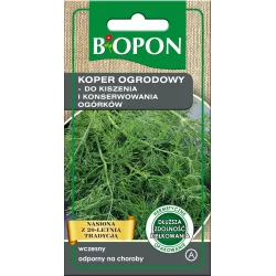 Biopon 4g Koper Sprinter Kiszenie Konserwowanie Ogórków Nasiona warzyw Aromatyczna zielona nać