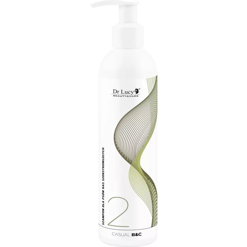 Dr Lucy 250ml Szampon dla psów szorstkowłosych nr. 2 Przeciw wypadaniu Nowofunland Pudel