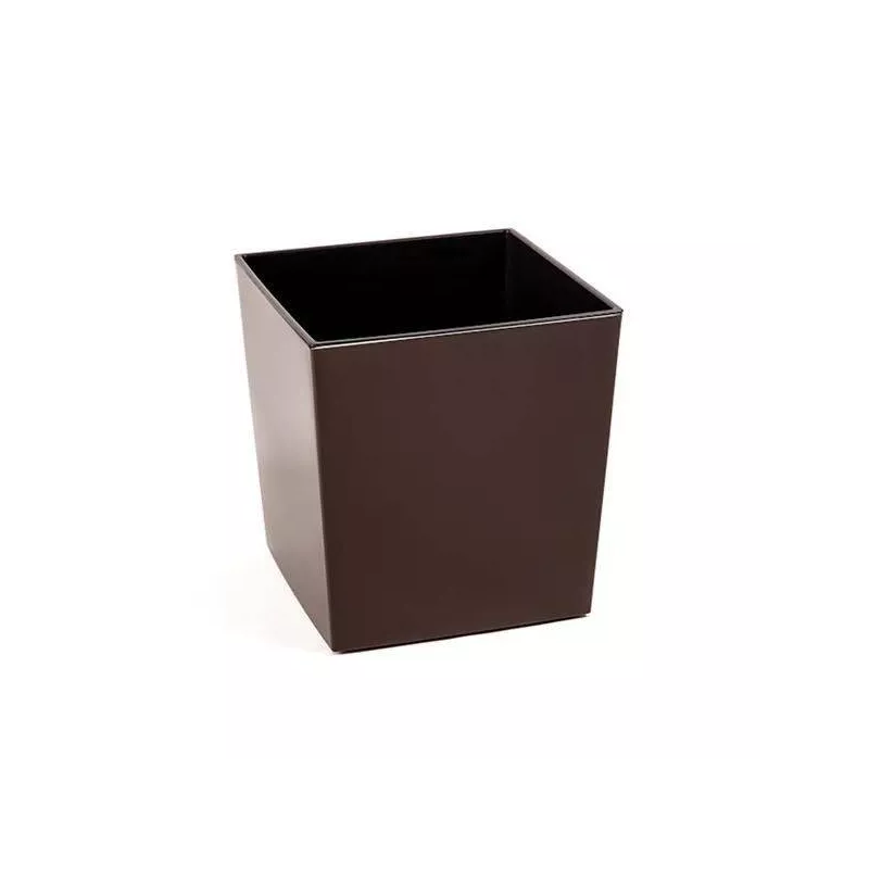 LAMELA Doniczka Juka Połysk Mokka 25x25 + Wkład Balkon Celozje