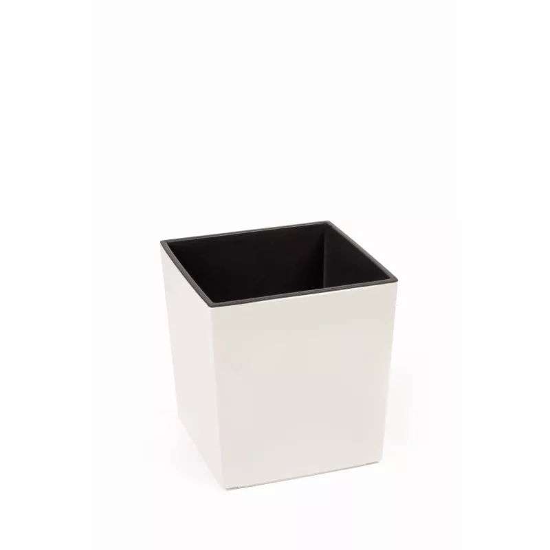 LAMELA Doniczka Juka Połysk Kremowy 19x19 + Wkład Donica Weranda