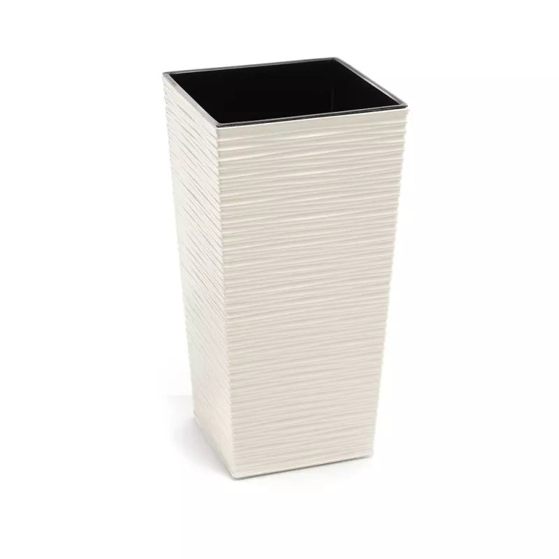 LAMELA Doniczka Finezja Dłuto Kremowy 25x25 + Wkład Donica Taras