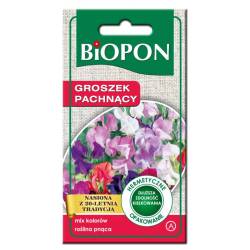 Biopon 3g Groszek pachnący Nasiona kwiatów Mieszanka kolorów Roślina pnąca