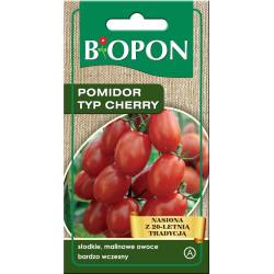 Biopon 0,1g Pomidor Malinowy Kapturek Typu Cherry Nasiona warzyw Małe owoce Czerwony Słodki