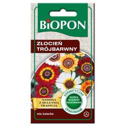 Biopon 0,1g Złocień Trójbarwny Mix Nasiona kwiatów Jednoroczna Dużo kwiatów Wielokolorowa