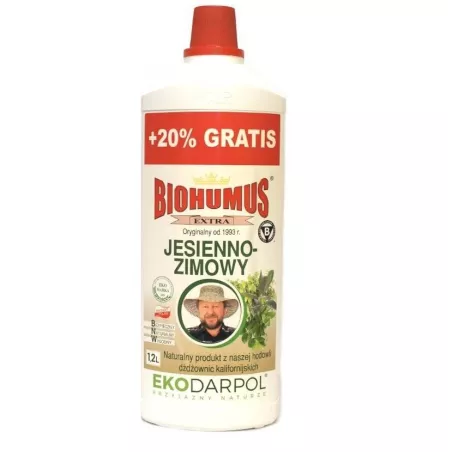 Ekodarpol 1,2 l Biohumus Extra Jesień zima Naturalny Próchnica pokarmowa Bezpieczny