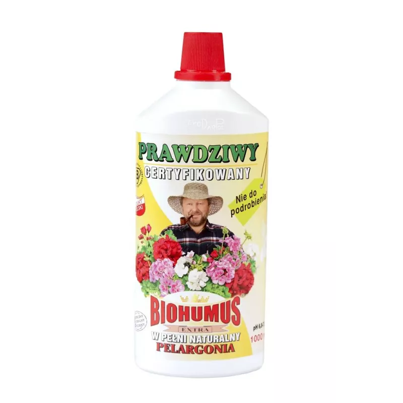 Ekodarpol 1 l Biohumus Extra Pelargonia Nawóz naturalny Płynny obornik