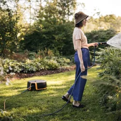 Fiskars Bęben Automatyczny XL 1025932 Nawadnianie ogrodu Łatwe zwijanie Wysoka jakość