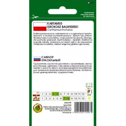 PNOS 0,5g Kartamus Pomarańczowy Nasiona kwiatów Krokosz barwierski Kwiat cięty Rabaty