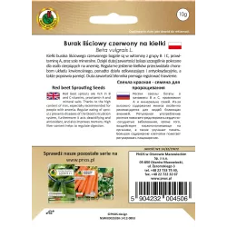 PNOS 10g Burak liściowy czerwony Nasiona na kiełki Zdrowe Źródło żelaza Kiełkownica