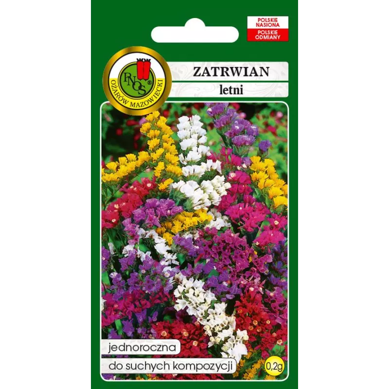 PNOS 0,2g Zatrwian letni Mix Nasiona kwiatów Suche bukiety Kwiat cięty Rabatki