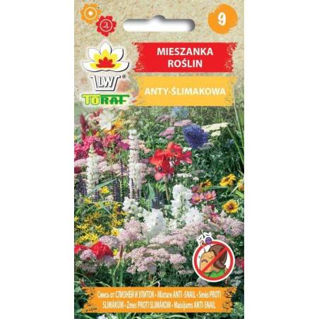 Toraf 2g Mieszanka roślin Anty- ślimakowa Nasiona kwiatów Naturalna bariera Odstraszają zapachem