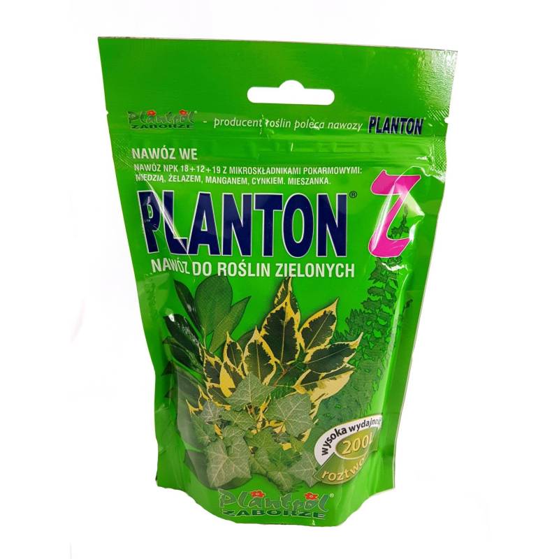 Planton Z 200g Nawóz do roślin zielonych fikusa juki draceny paroci bluszczu