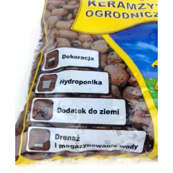 Forte KIK 15l Keramzyt ogrodniczy Drenaż Hydroponika Dekoracja Spulchnia ziemie