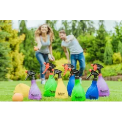 Kwazar 0,5l Twister Opryskiwacz ręczny Żółty Hobby Garden House Zraszanie roślin