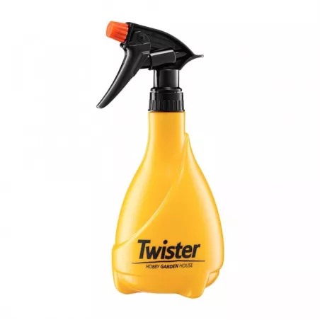 Kwazar 0,5l Twister Opryskiwacz ręczny Żółty Hobby Garden House Zraszanie roślin