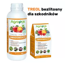 Agropak 1l TREOL 770 EC Środek owadobójczy Olejowy Przędziorki Mszyce Naturalny ECO