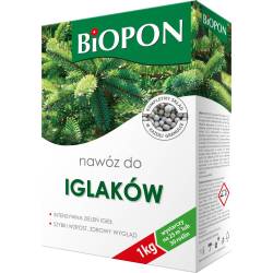 Biopon 1 kg Nawóz do iglaków intensywna zieleń zdrowych roślin