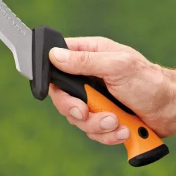 Fiskars Tasak Solid 1051232 Ostrze 15cm Stal nierdzewna Powłoka softgrip