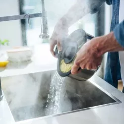 Fiskars Garnek 3l + Pokrywka 1026577 Functional Form Do zmywarki Odporność do 150°C Stal nierdzewna