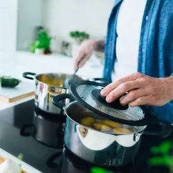 Fiskars Garnek 3l + Pokrywka 1026577 Functional Form Do zmywarki Odporność do 150°C Stal nierdzewna