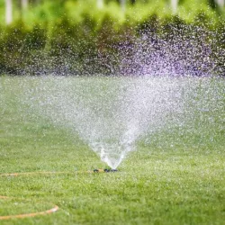 Fiskars Zraszacz stacjonarny kwadrat 1023664 Podlewa 81m2 Spryskiwacz