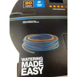 Fiskars Wąż 1/2" 20m Q4 1027104 Nawadnianie ogrodu AntiTwist Niebieski