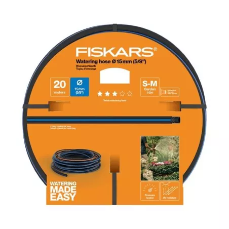 Fiskars Wąż 5/8" 20m Q3 1027096 Nawadnianie ogrodu Niebieski AntiTwist