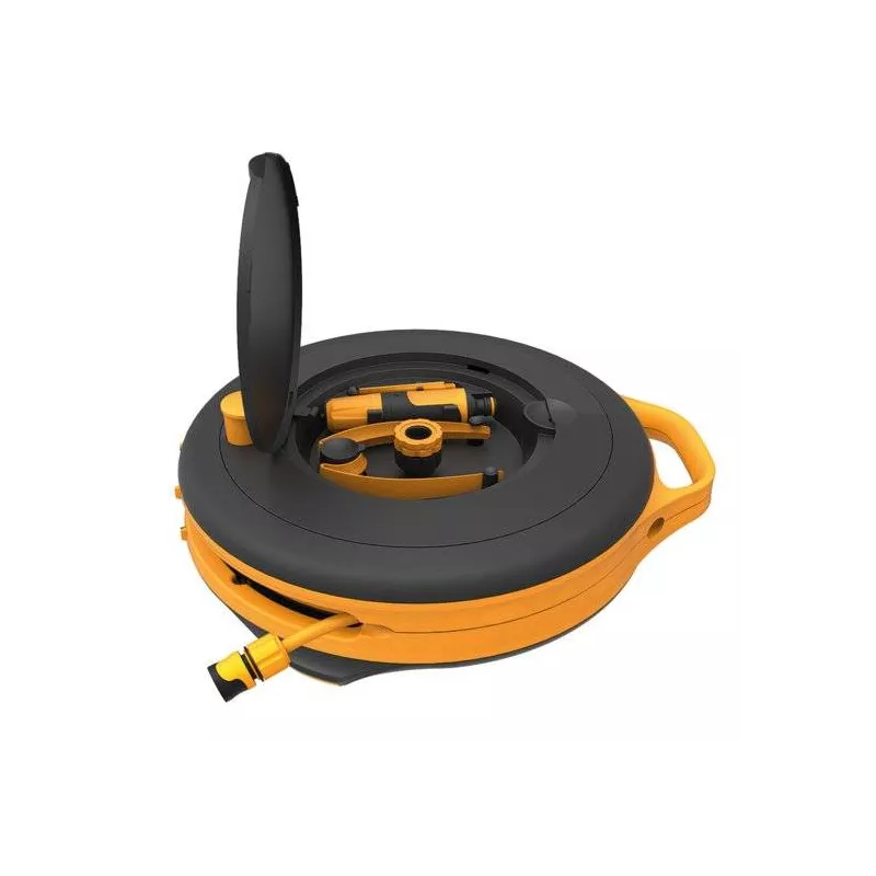 Fiskars Bęben + Wąż 3/8" 15m S 1020436 Nawadnianie Zestaw gotowy do użycia