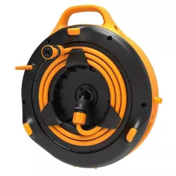 Fiskars Bęben + Wąż 3/8" 15m S 1020436 Nawadnianie Zestaw gotowy do użycia