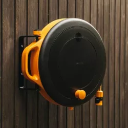 Fiskars Bęben + Wąż 3/8" 15m S 1020436 Nawadnianie Zestaw gotowy do użycia