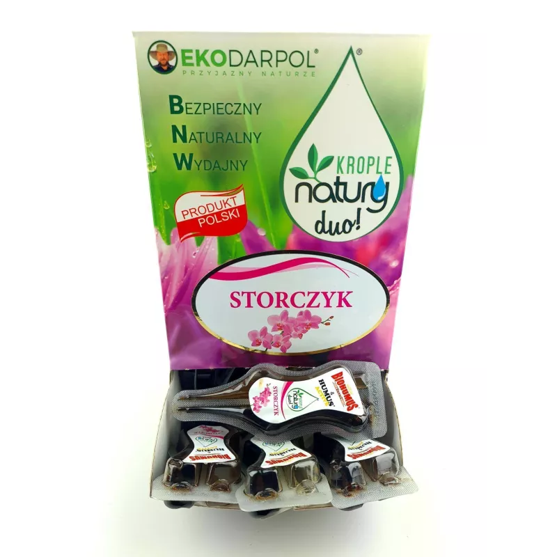 Ekodarpol 28szt x40ml Aplikator Duo Storczyk Humus Extra+Active orchidea storczyk epifity