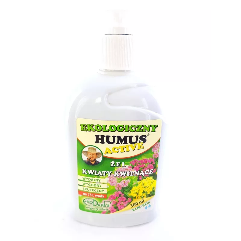 Ekodarpol 300ml Żel Humus Active Kwiatów Kwitnących wygodny aplikator