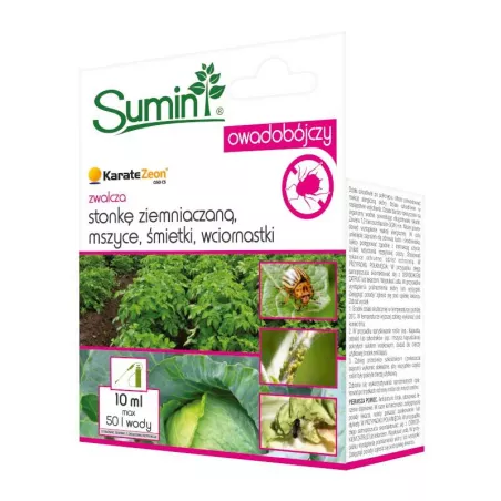 Sumin 10ml Karate Zeon 050CS Środek owadobójczy Mszyce Wciornastki Stonki