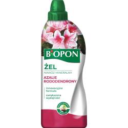 Biopon 0,5l Żel Nawóz mineralny do rododendronów azalii różaneczników koncentrat wydłuża okres kwitnienia