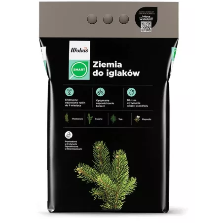 Wokas Smart 20l Ziemia do Iglaków podłoże perlit zeolit modrzewie tuje świerki