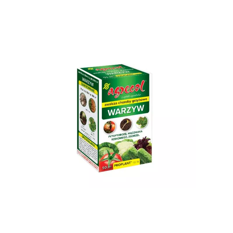 Agrecol 50ml Proplant 722 SL Środek grzybobójczy Zgorzel Fytoftoroza Warzywa