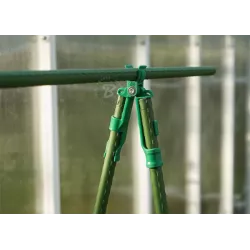 Bradas 1szt. Tyczka stalowa powlekana 0,8x120cm Podpórka Uprawy szklarniowe