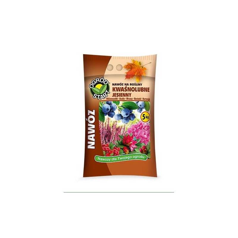 Ampol 5kg Nawóz jesienny granulki rośliny kwaśnolubne bez azotu różanecznik azalia wrzos