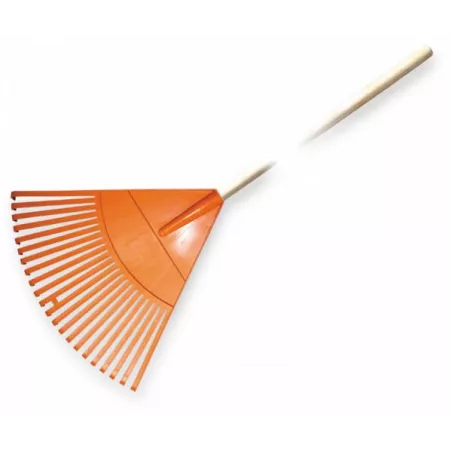 Bradas Grabie do liści 22 zęby KT-CX22H Szerokie Wachlarzowe Trzonek